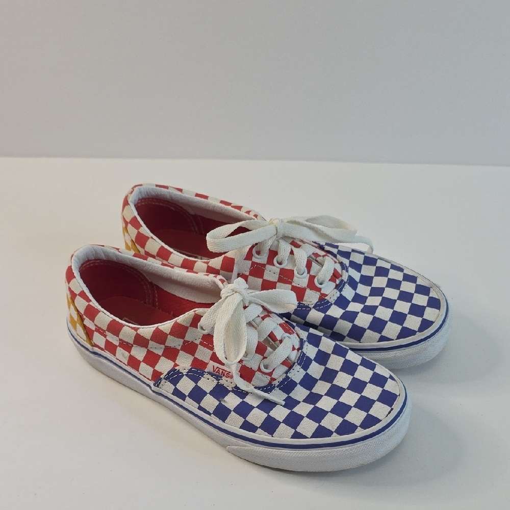 Vans Era Tri Checkerboard shoes Juniors Size 5